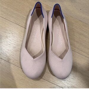 Rothy's Women's Light Pink and Blue Flats